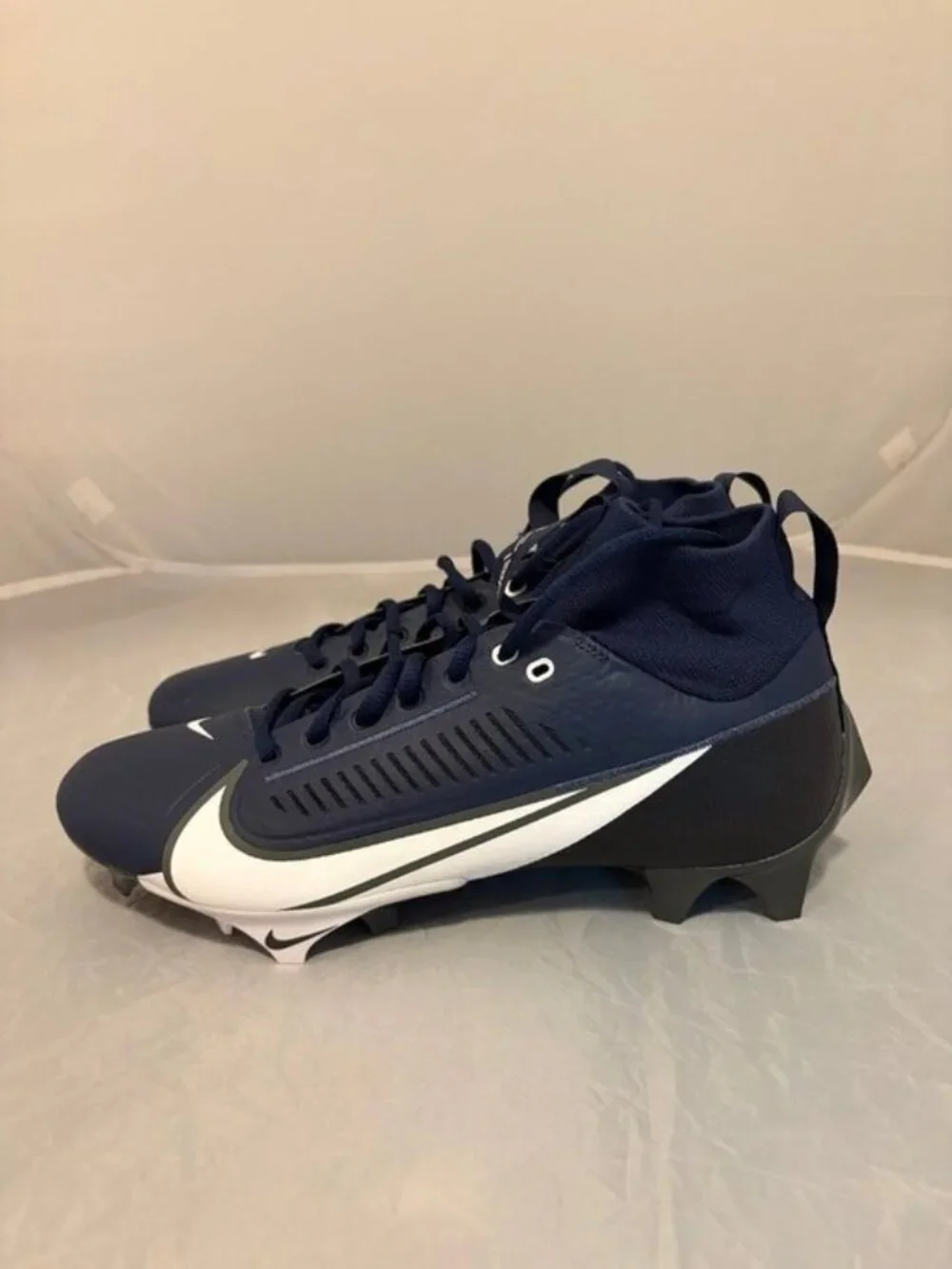 Nike Vapor Edge Pro 360 2 TB promo college navy football cleats sz 9 FN7759 400